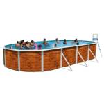 Piscine hors sol acier ovale