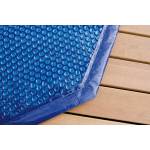 Cubierta de burbujas para piscina de madera
