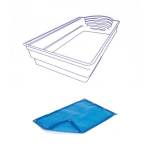Cubierta termica para piscina de polister