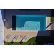 Cubierta sumergida de piscina