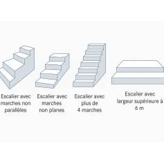 Escalier liner : Forfait hors standard 