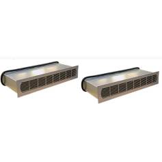 Gaines avec filtre et grilles aluminium