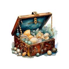 D�coration auto-collante Tr�sors