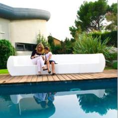 Fauteuil droit lumineux de jardin Loonge