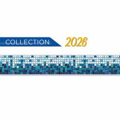 Frise piscine auto-collante Summertide 14 cm x 5 m