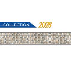 Frise piscine auto-collante Terra nova 14 cm x 5 m