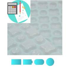 Bche bulle luxe : 4 cots : 500  OXO HEAT cristal bleut