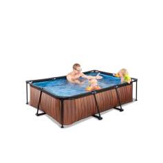 Piscine enfant EXIT : WOOD rectangulaire