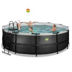 Piscine autoportante ronde Black Leather