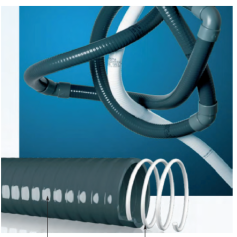Couronne de 25 m de tuyau PVC souple diam 63