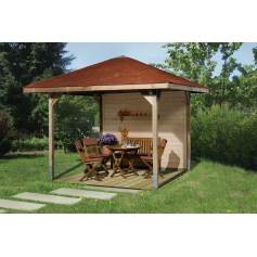 Tonnelle de jardin en bois PARADIES taille 3 - WEKA
