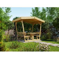 Tonnelle avec bancs 662 Weka - WEKA