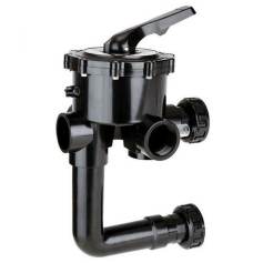 Vlvula multiva 2" negra con montaje Classic - Astral
