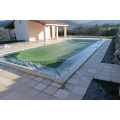 Bche d'hiver piscine  boudins d'eau
