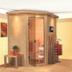 Sauna bois massif 38 mm Cilja  - PNP