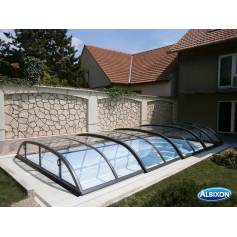 Abri piscine bas DALLAS CLEAR