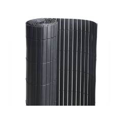 Canisse PVC double face : couleur Noir
