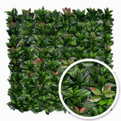 Feuillage artificiel Photinia : 1m x 1m 