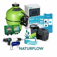 Persiana enrollable para piscina Silver-Roll de policarbonato: 4,00 x 2,53 m