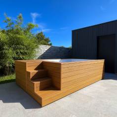 Piscine container ICONIC 4.26m x 2.16m x 1.365m : Version prt  plonger 
