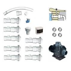 	Kit balno pour piscine liner : effet venturi : eau / air 