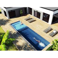 Spa de nage structure polystyrne :