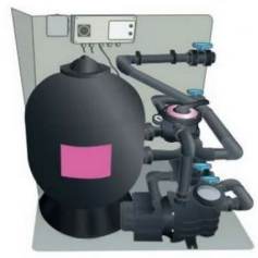 Box filtration DISTRI-BOX sur palette mont en usine 