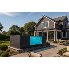 Piscine acier galvanis hors sol Compactes sur mesure