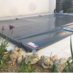 Bche  barres piscine NeoCover CLASSIC sur mesure