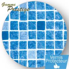 Liner piscine 75/100me 2015 persia bleu vernis