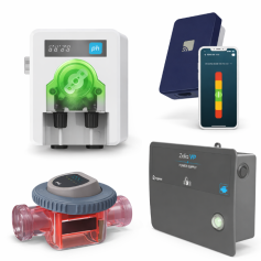 Pack traitement piscine  sel + PH connect� Vigipool by CCEI 