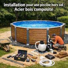 Montage piscine hors sol : bois, composite, acier 34 - Montpellier
