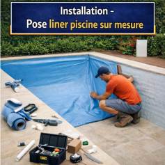 Pose liner piscine 34 - H�rault - Montpellier