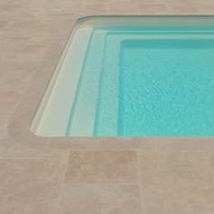 piscine coque TROIE 7 : 6.95 x 3.60 m