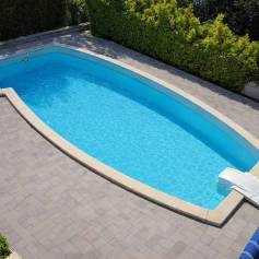 Liner compatible piscine desjoyaux : Ovoide standard