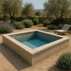 Piscine en Kit BETON CARRE