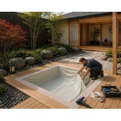 Liner pour spa b�ton + accessoire de pose