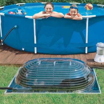 Chauffage solaire pour piscine hors-sol BIG DOME