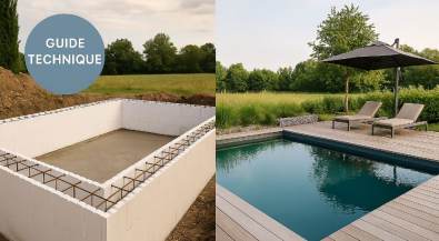 Guide de la piscine en bloc polystyrne
