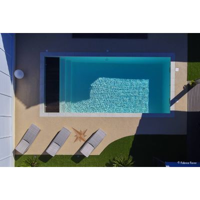 Volet piscine immergé avec plage : POOL DIVING