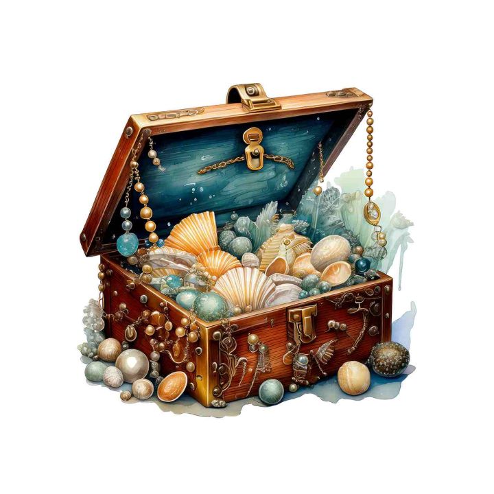 D&eacute;coration auto-collante Tr&eacute;sors - Distripool