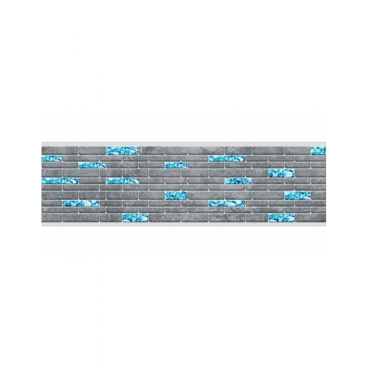 Frise piscine auto-collante Greyline Blue 14 cm x 5 m - Distripool