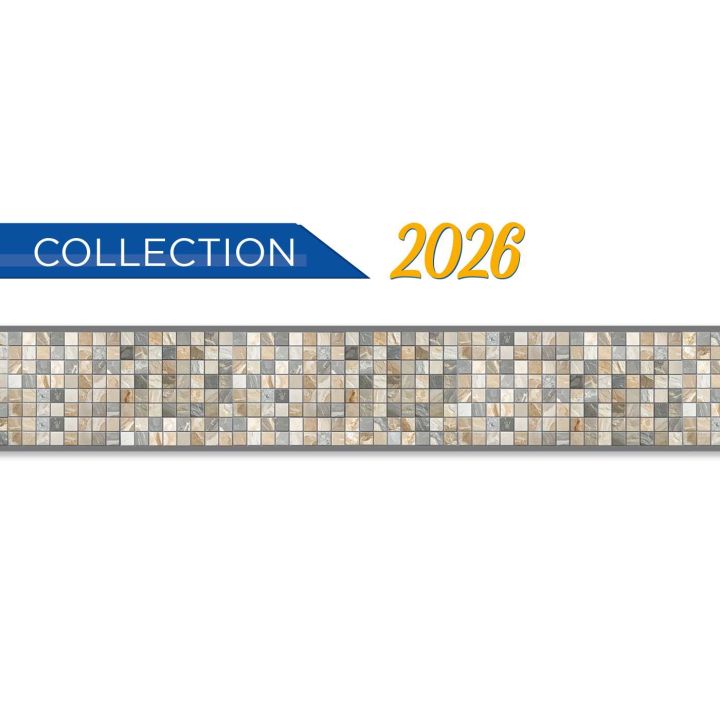 Frise piscine auto-collante Terra nova 14 cm x 5 m - Distripool