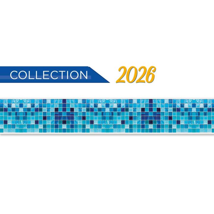 Frise piscine auto-collante Oc&eacute;ane 24 cm x 5 m - Distripool