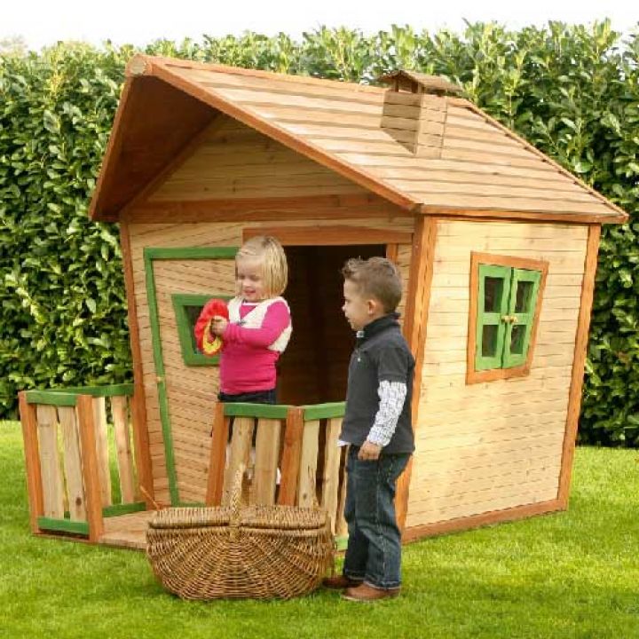 Cabane pour enfant en bois JESSE - Distripool - Axi