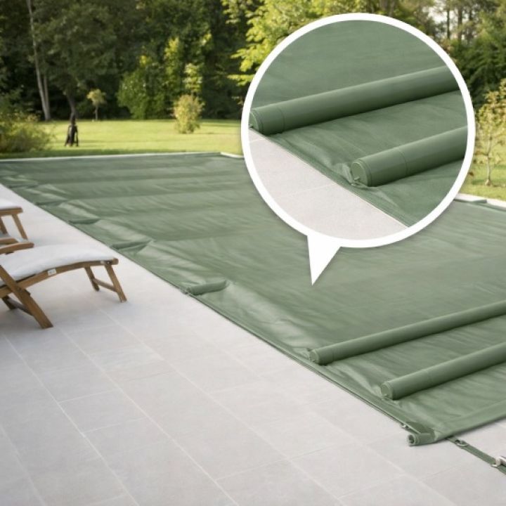 Cobertor de barras para piscina AQUALUX B3.3: barras invisibles