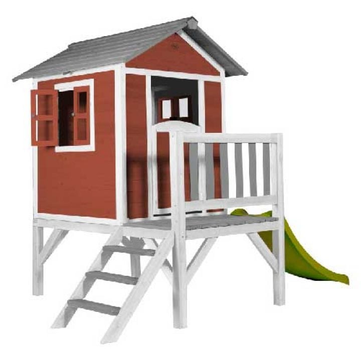 Cabane pour enfant Lodge XL Rouge  - Distripool - Sunny
