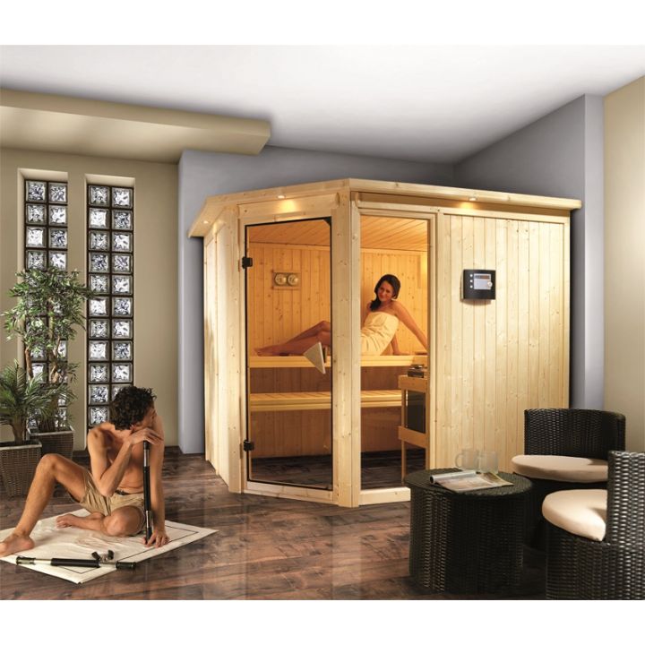 Sauna système 68 mm Fiona 3 - Design exclusif - Distripool