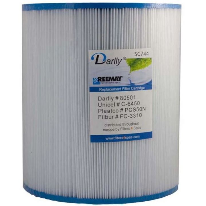 Filtre à cartouche Darlly SC744 - 80501 - C-8450 - PCS50N - Distripool