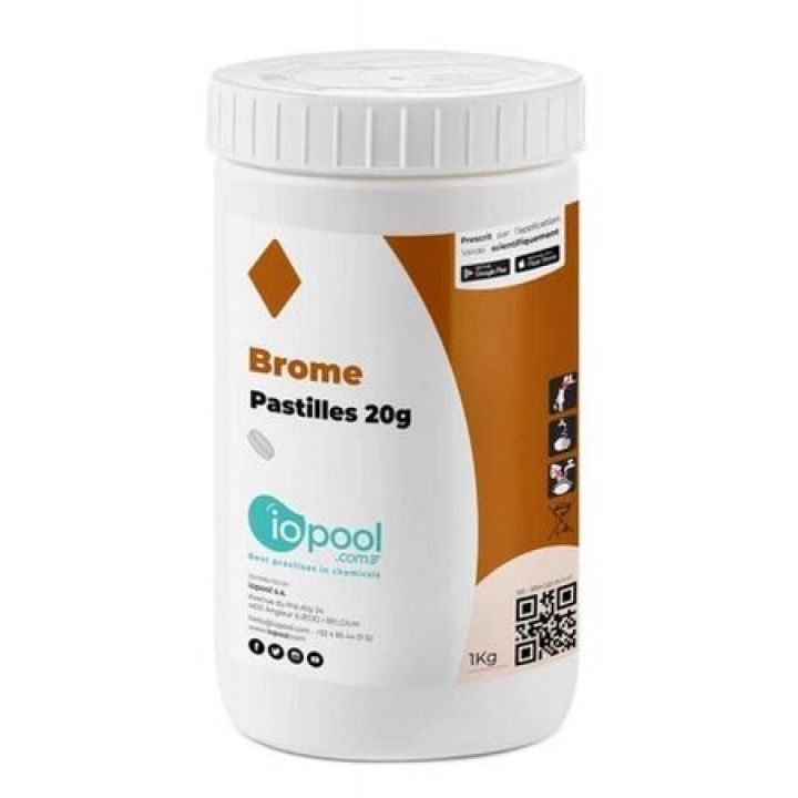 Brome (pastilles 20g) - 1 kg - Distripool - DistriClear